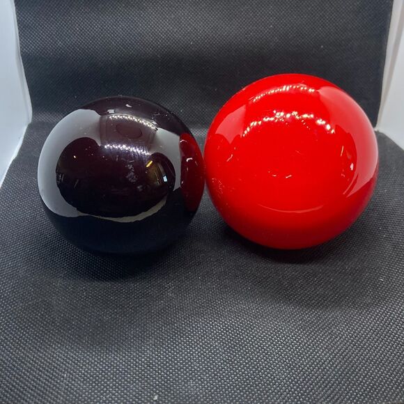 Vintage Murano Style Art Glass Vegetables Set of 5 Peppers tomato, eggplant - Picture 3 of 8